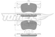 TX 18-35 Sada brzdových destiček, kotoučová brzda TOMEX Brakes