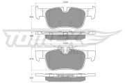 TX 18-44 Sada brzdových destiček, kotoučová brzda TOMEX Brakes