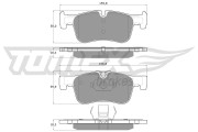 TX 18-46 Sada brzdových destiček, kotoučová brzda TOMEX Brakes