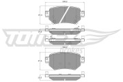 TX 18-70 Sada brzdových destiček, kotoučová brzda TOMEX Brakes