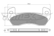 TX 18-83 Sada brzdových destiček, kotoučová brzda TOMEX Brakes