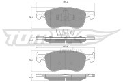 TX 18-90 Sada brzdových destiček, kotoučová brzda TOMEX Brakes