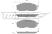 TX 19-27 Sada brzdových destiček, kotoučová brzda TOMEX Brakes