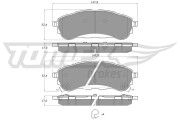 TX 19-94 Sada brzdových destiček, kotoučová brzda TOMEX Brakes