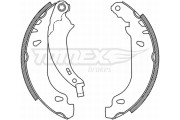 TX 21-52 Sada brzdových čelistí TOMEX Brakes