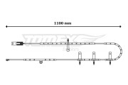 TX 30-71 Vystrazny kontakt, opotrebeni oblozeni TOMEX Brakes