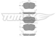 TX 60-52 Sada brzdových destiček, kotoučová brzda TOMEX Brakes