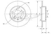 TX 70-01 Brzdový kotouč TOMEX Brakes