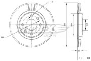 TX 70-05 Brzdový kotouč TOMEX Brakes