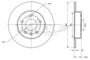 TX 70-06 Brzdový kotouč TOMEX Brakes