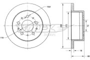 TX 70-61 Brzdový kotouč TOMEX Brakes