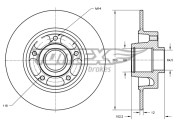 TX 71-141 Brzdový kotouč TOMEX Brakes