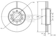 TX 71-31 Brzdový kotouč TOMEX Brakes