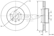 TX 72-46 Brzdový kotouč TOMEX Brakes