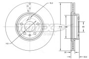 TX 72-48 Brzdový kotouč TOMEX Brakes