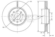 TX 72-63 Brzdový kotouč TOMEX Brakes