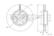 TX 73-25 Brzdový kotouč TOMEX Brakes