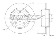 TX 73-94 Brzdový kotouč TOMEX Brakes