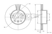 TX 73-99 Brzdový kotouč TOMEX Brakes