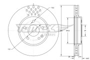 TX 74-09 Brzdový kotouč TOMEX Brakes