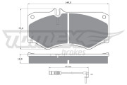 TX 10-202 Brzdové destičky TOMEX Brakes