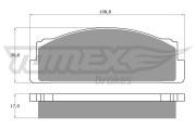 TX 10-23 Sada brzdových destiček, kotoučová brzda TOMEX Brakes