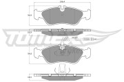 TX 11-491 Sada brzdových destiček, kotoučová brzda TOMEX Brakes