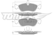 TX 11-49 Sada brzdových destiček, kotoučová brzda TOMEX Brakes