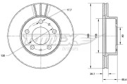 TX 70-60 Brzdový kotouč TOMEX Brakes