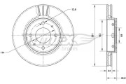 TX 70-69 TOMEX Brakes brzdový kotúč TX 70-69 TOMEX Brakes