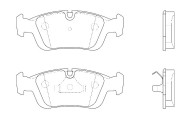 2134890 Sada brzdových destiček, kotoučová brzda Omnicraft