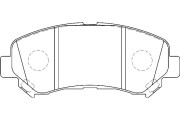 2134918 Sada brzdových destiček, kotoučová brzda Omnicraft