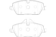 2134970 Sada brzdových destiček, kotoučová brzda Omnicraft