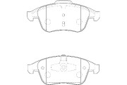 2135006 Sada brzdových destiček, kotoučová brzda Omnicraft