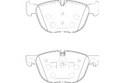 2135150 Sada brzdových destiček, kotoučová brzda Omnicraft