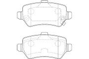 2135573 Sada brzdových destiček, kotoučová brzda Omnicraft