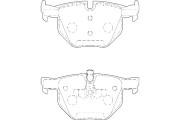 2135683 Sada brzdových destiček, kotoučová brzda Omnicraft