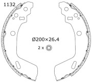 2255855 Omnicraft sada brzdových čeľustí 2255855 Omnicraft