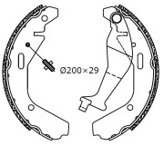 2255871 Sada brzdových čelistí Omnicraft