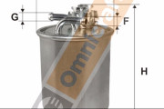 2136807 Omnicraft palivový filter 2136807 Omnicraft