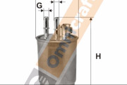2136755 Palivový filtr Omnicraft