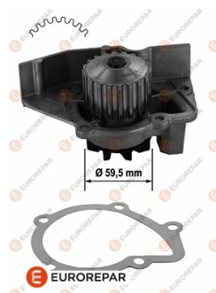 1637173180 Vodní čerpadlo, chlazení motoru EUROREPAR