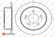 1642780780 Brzdový kotouč EUROREPAR
