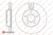 1667854880 EUROREPAR brzdový kotúč 1667854880 EUROREPAR