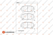 1681251980 Sada brzdových destiček, kotoučová brzda EUROREPAR