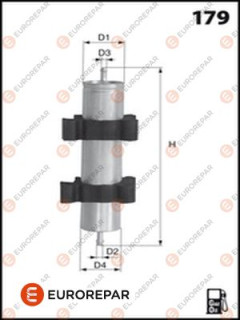 E148143 Palivový filtr EUROREPAR