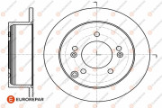 1642774980 EUROREPAR brzdový kotúč 1642774980 EUROREPAR