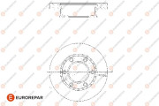 1676013480 EUROREPAR brzdový kotúč 1676013480 EUROREPAR