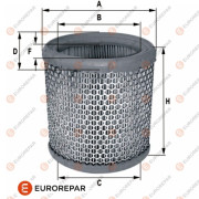 1680348980 EUROREPAR vzduchový filter 1680348980 EUROREPAR