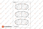 1681225280 Sada brzdových destiček, kotoučová brzda EUROREPAR